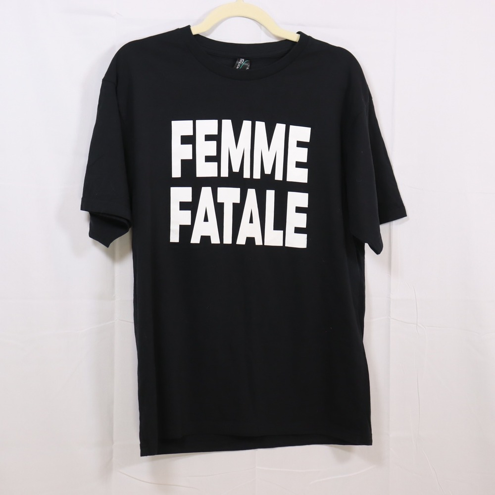 Cartel Femme Fatale L Black Womens Graphic Tee Shirt Streetwear